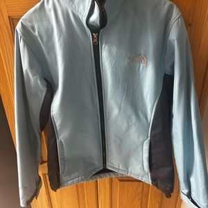 - The north face summit series size medium light blue jacket